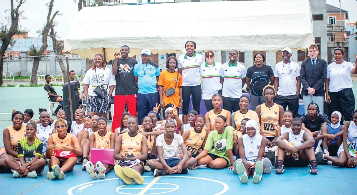 Grace Nweke Inspires Young Netball Players in Lagos