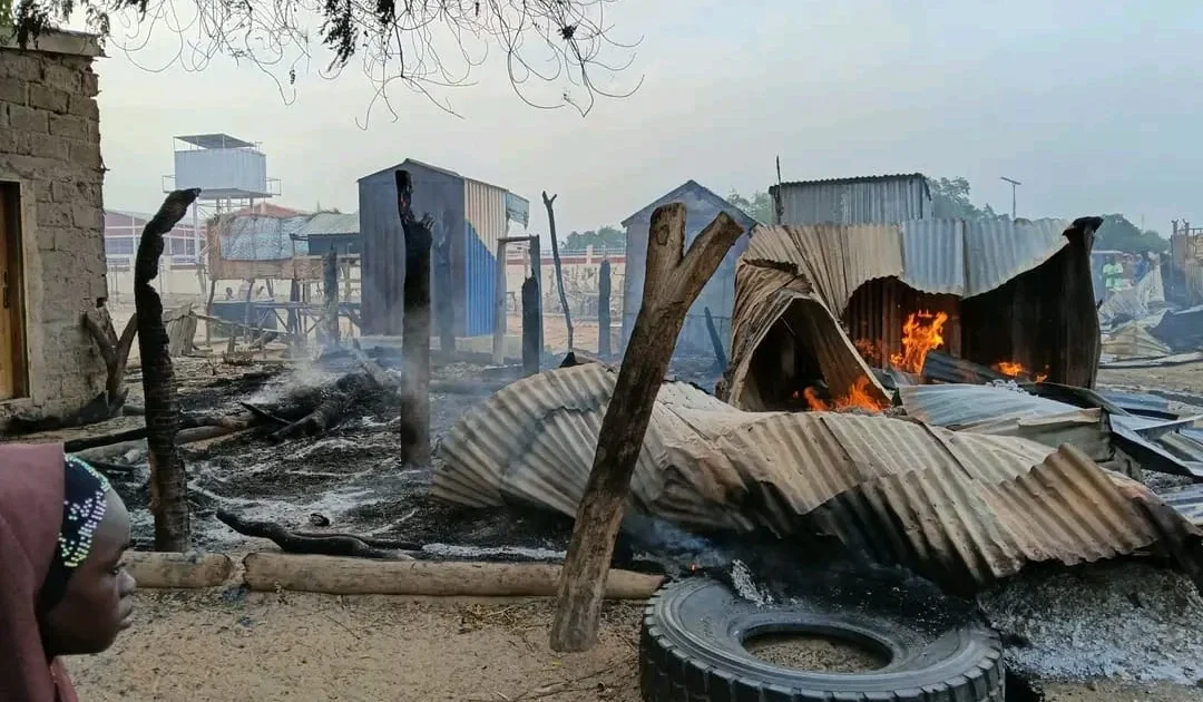 Fire destroys shops in Yobe