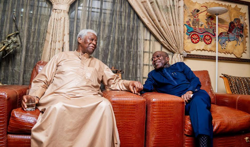 Governor Otti Sends Birthday Greetings to Ike Nwachukwu at 86