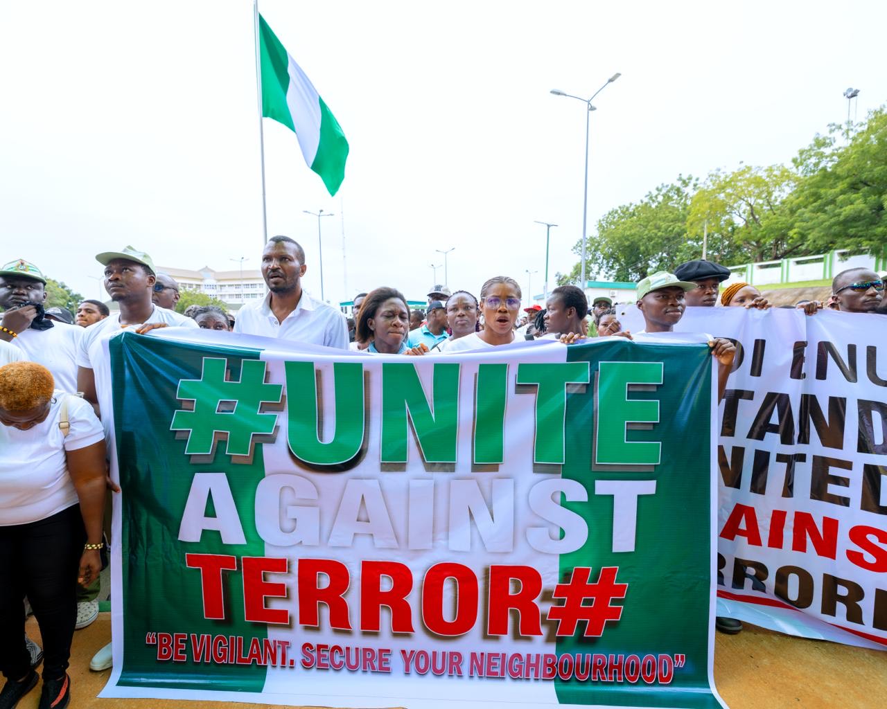 Enugu youths stand together against crime and support security efforts