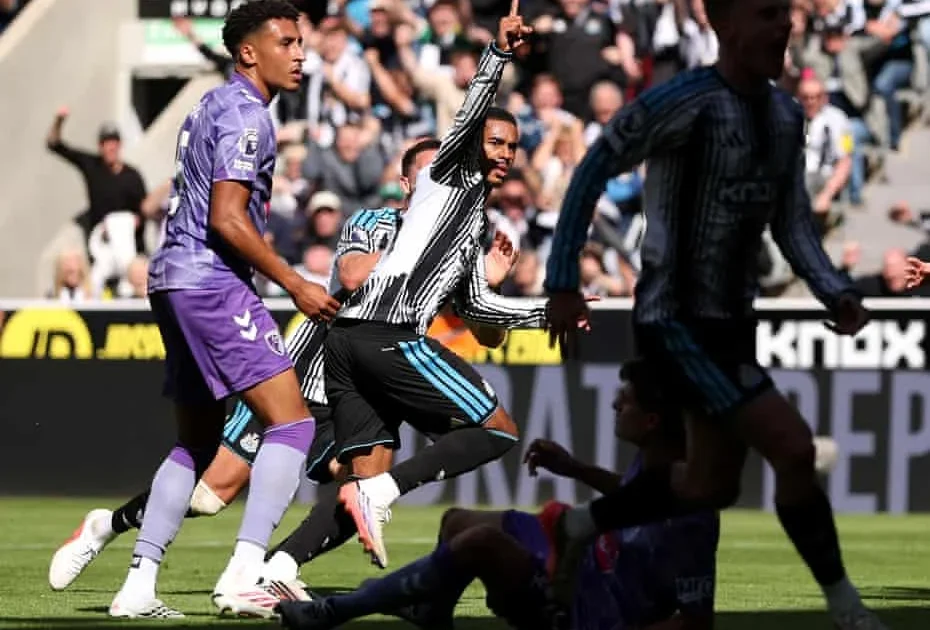 Newcastle fights back to draw with Bournemouth 2-2