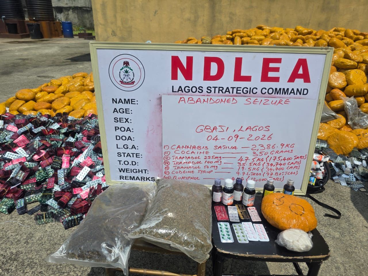 NDLEA catches ex-cocaine dealer using herbal tea cover for trafficking
