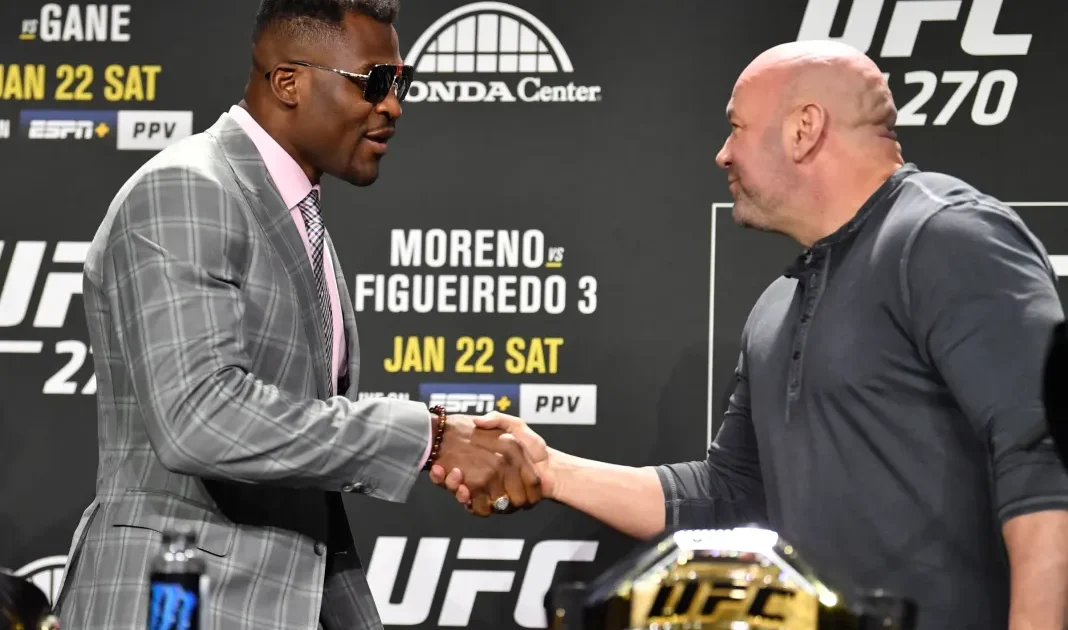 Dana White says Francis Ngannou won't return to UFC