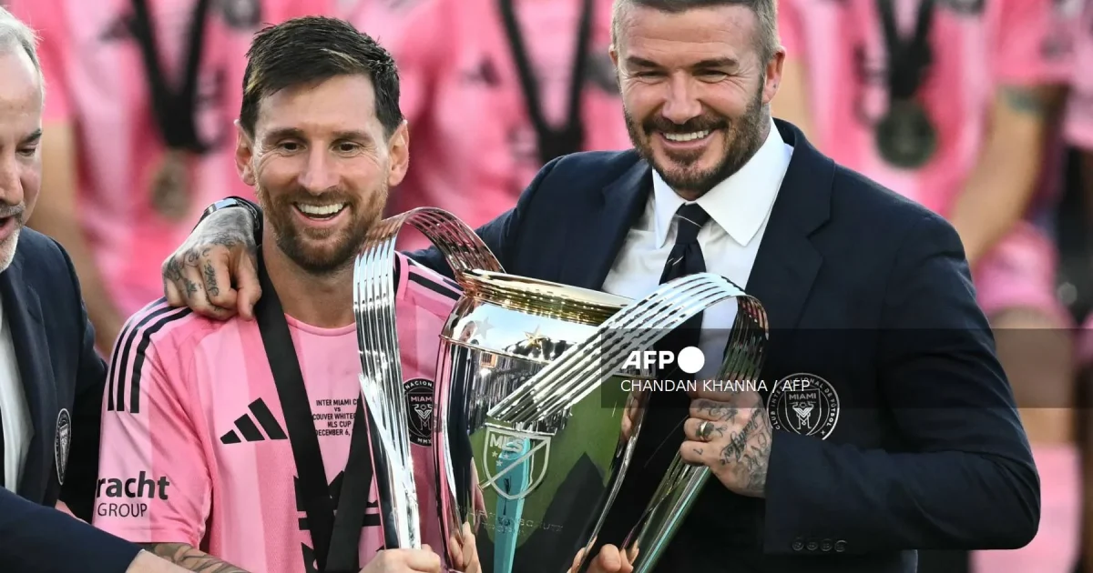 Beckham backs Messi for Ballon d'Or after 100 goals