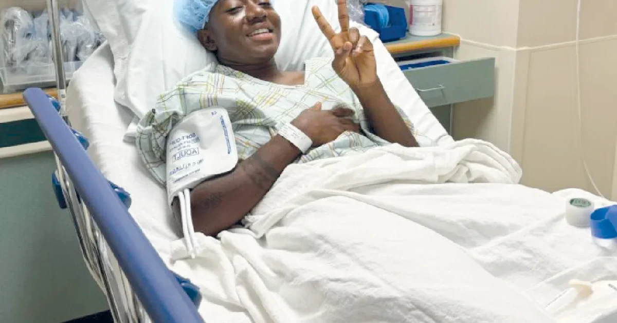 Deborah Abiodun has successful hip surgery