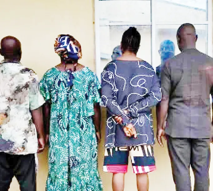 Four people arrested for stealing a baby from a mentally ill mother