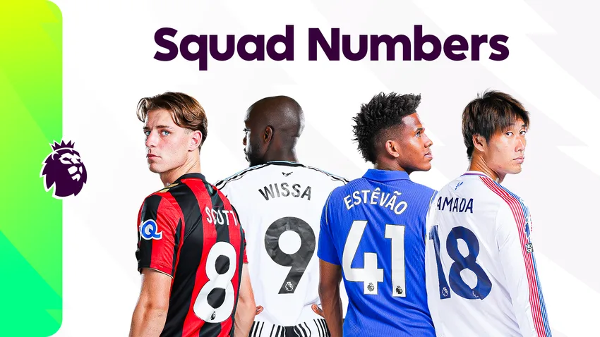 EPL Clubs Reveal Jersey Numbers for 2026/27 Season