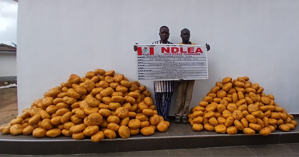 NDLEA stops N3bn opioids at Lagos airport, catches man with 72 cocaine wraps