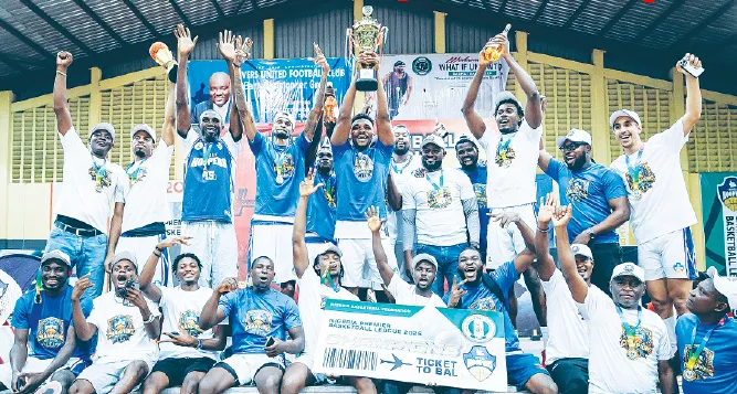 Rivers Hoopers Celebrate Big Win in NPBL Finals