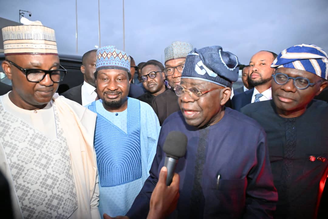 Tinubu's Arrival in Lagos Causes Major Traffic Jam