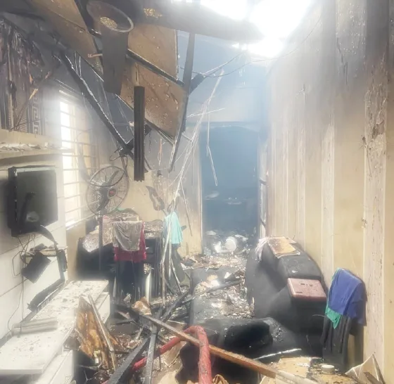 Fire Breaks Out in Lagos Building