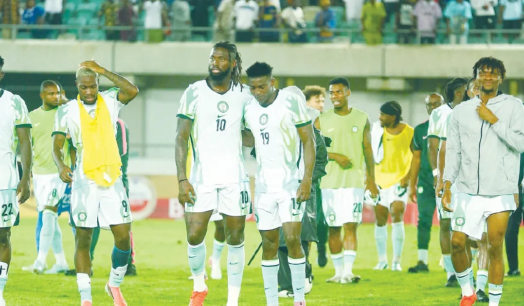 Super Eagles Face Tough Time After Loss to Guinea-Bissau