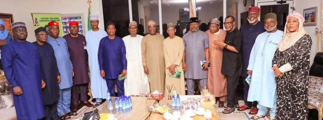 2027: Baba-Ahmed and opposition leaders meet Atiku in Abuja