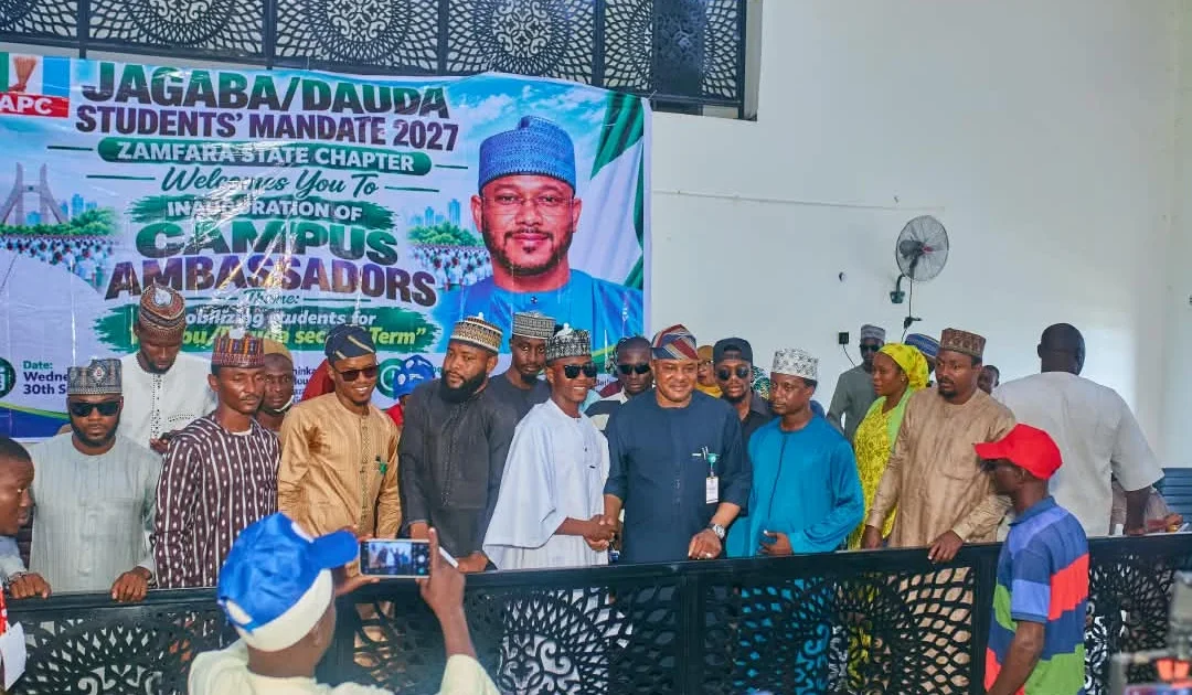 Zamfara Students Rally for Tinubu and Lawal in 2027 Elections