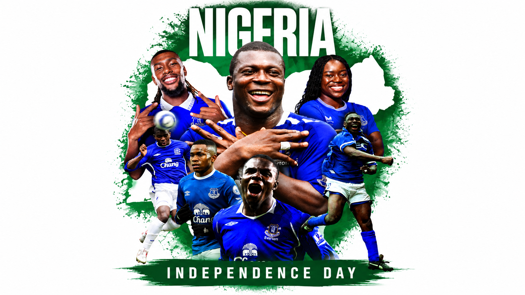 Everton and Other Clubs Celebrate Nigeria's 66th Independence Day