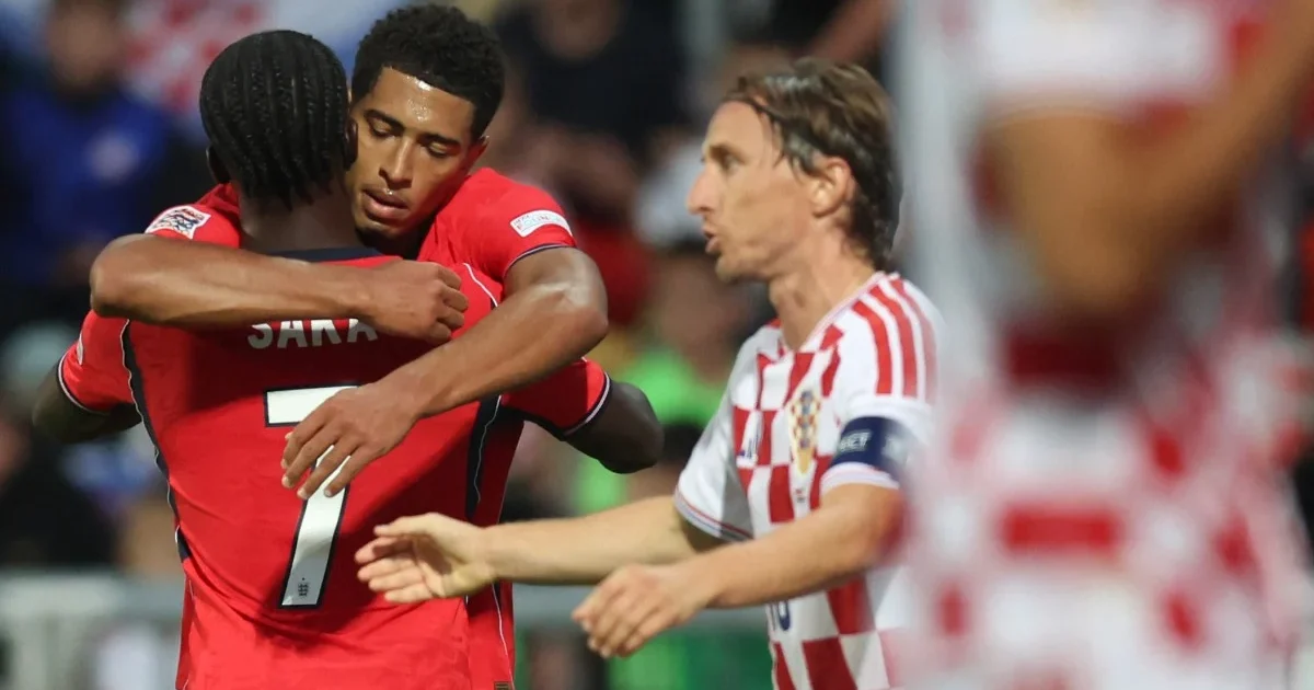 England demolishes Croatia 7-0 in historic defeat