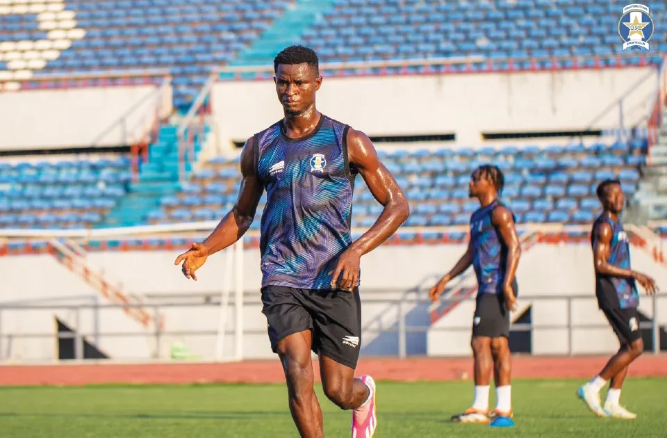 Ganiyu back in training for Solid Miners game