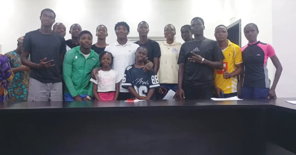 Ajayi Motivates Young Athletes During Homecoming