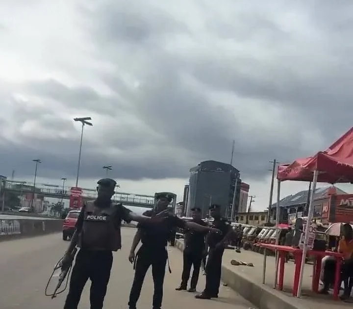Lagos police investigate officers caught on video extorting a dispatch rider