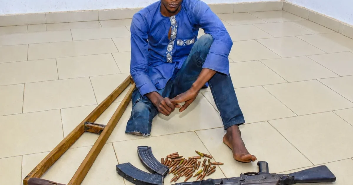 Police nab suspected gun-runner with two AK-47 rifles in Kwara