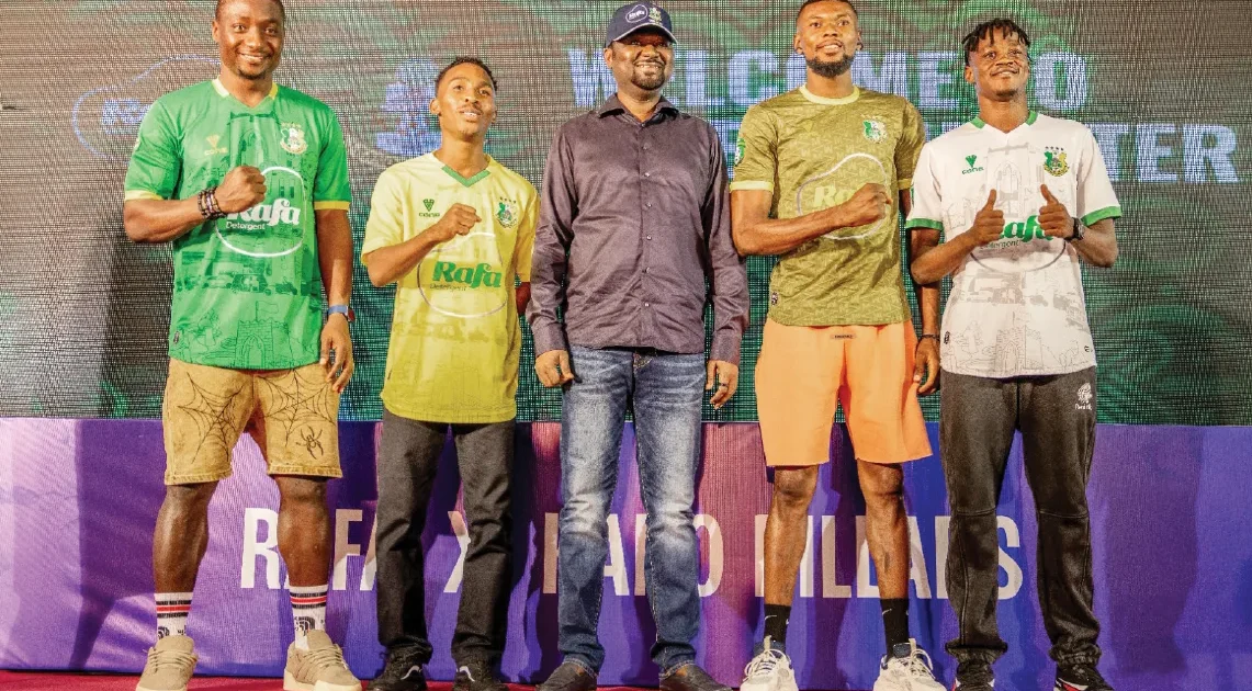 Kano Pillars signs RAFA Detergent as new jersey sponsor