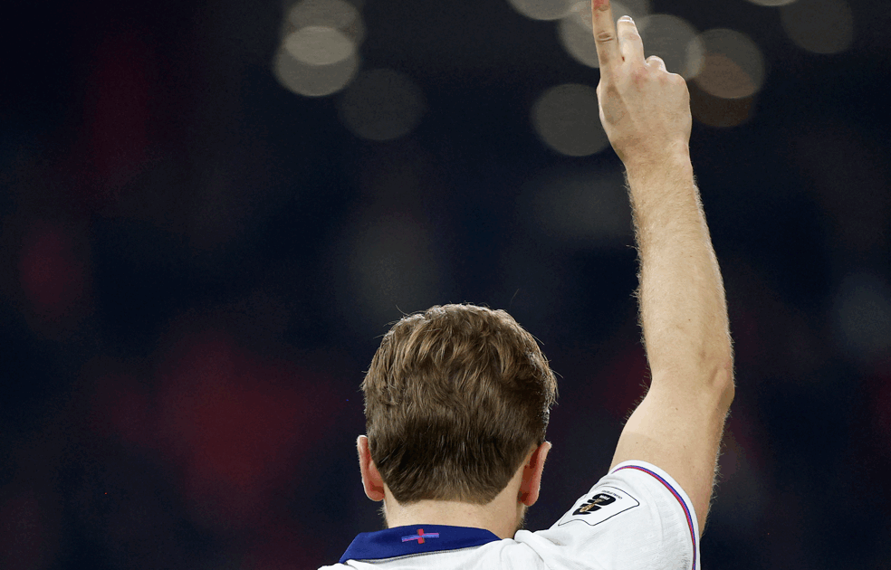 Kane matches Shilton's record, scores 91st goal for England