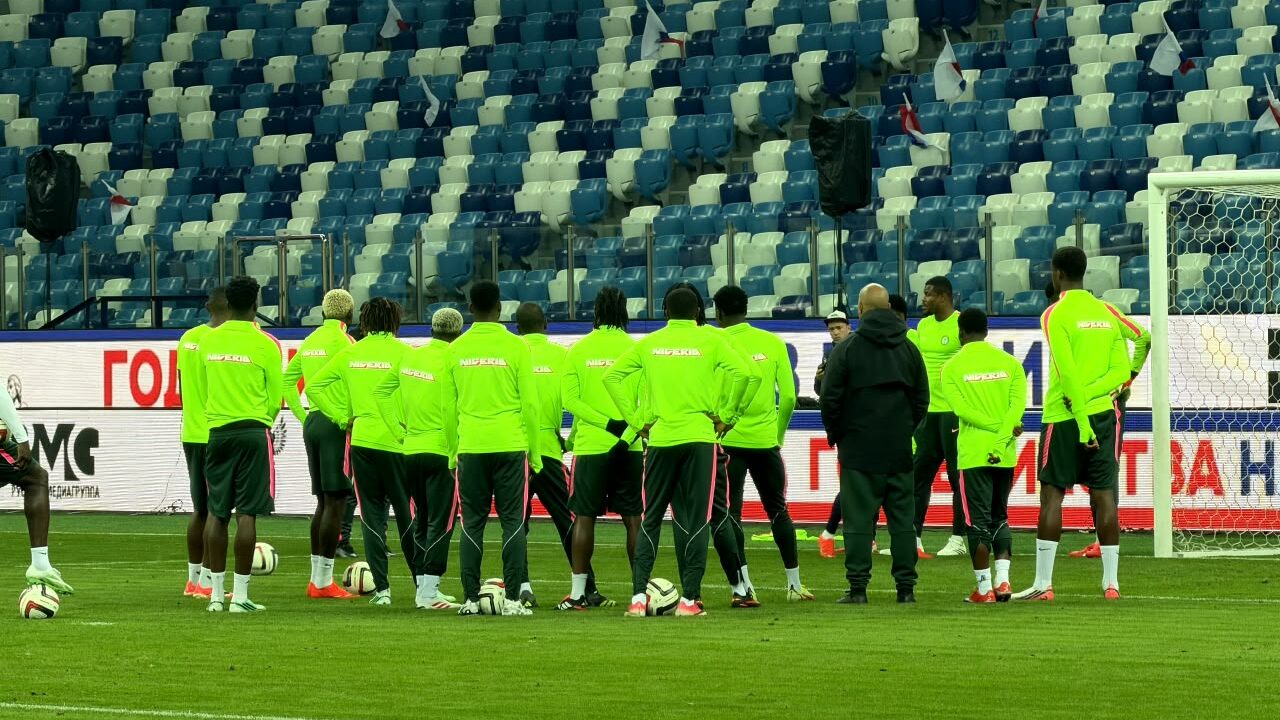 Super Eagles Gear Up for Tough Match Against Russia