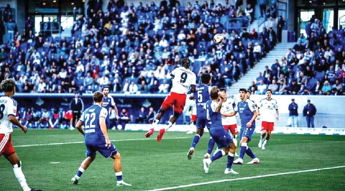 Moffi scores first goal for Hamburg after injury return