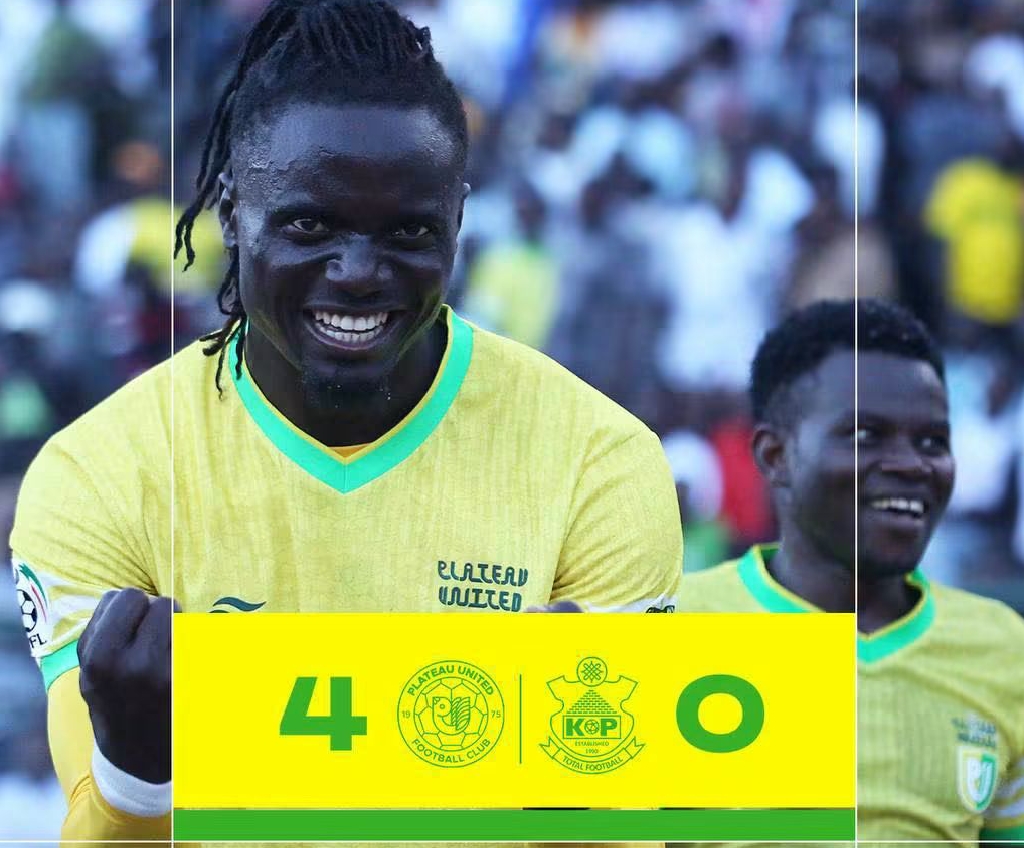 Plateau United crush Kano Pillars while Rangers hold onto first place