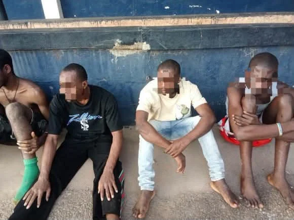 Ghana police arrest eight for beating a young man during fraud initiation
