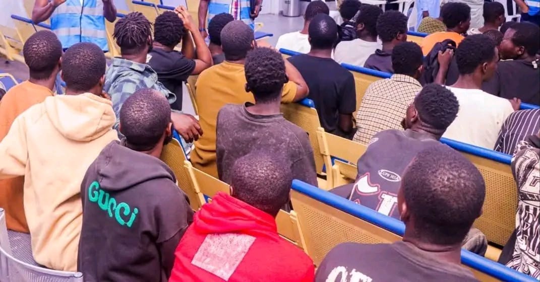 NAPTIP brings back 105 Nigerians rescued from gangs in Ghana