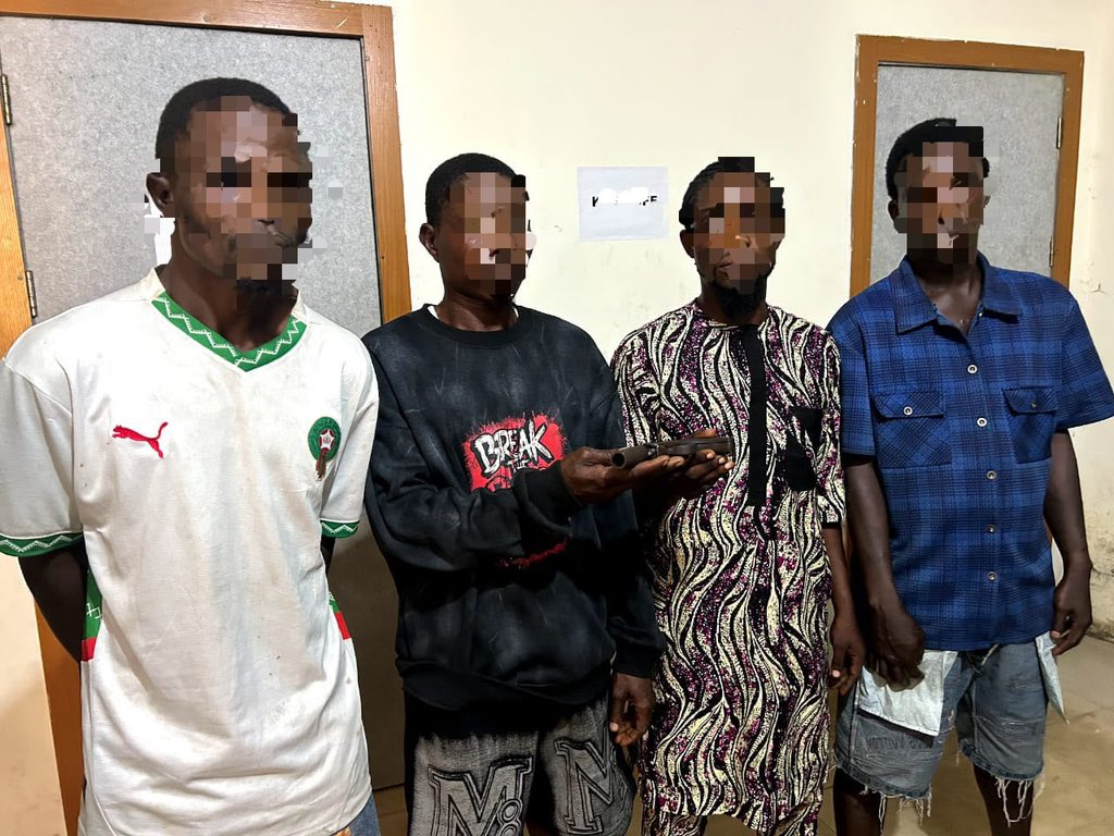 Lagos Police Arrest Four Men Linked to Cultism, Seize Gun