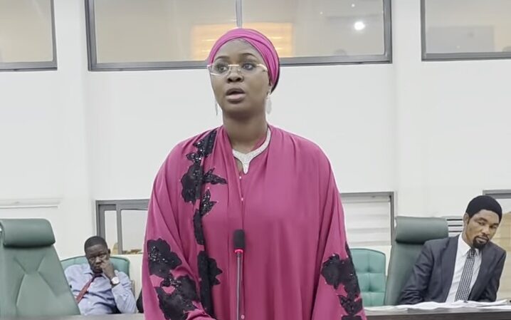 Natasha Introduces Herself at Edo Assembly Without 2Baba’s Name (VIDEO)