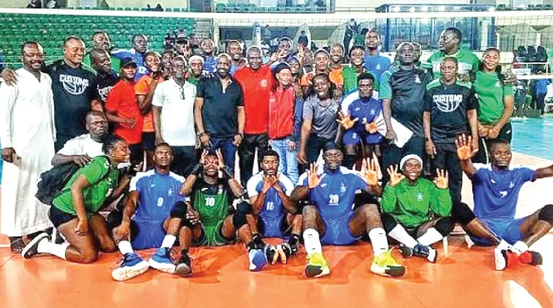 Excitement Builds for Customs Volleyball League in Abuja