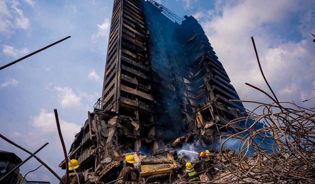 Lagos to start bringing down GNI building after fire disaster