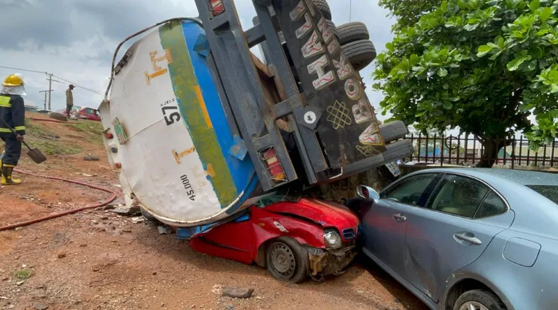 Five people die in tanker accident in Ibadan