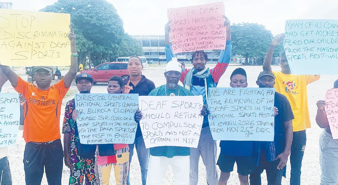 Deaf Athletes Protest Exclusion from National Sports Festival as Tinubu’s Aide Promises Action