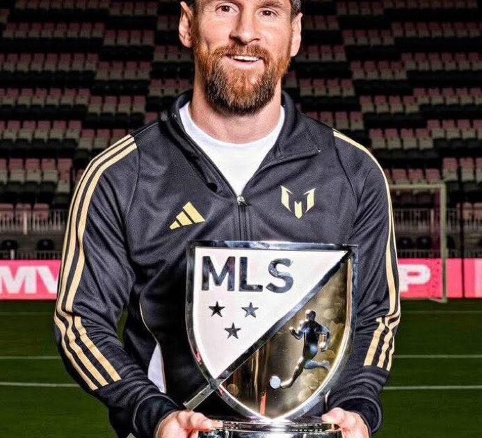 Messi says his Barcelona team was lucky to win all their trophies