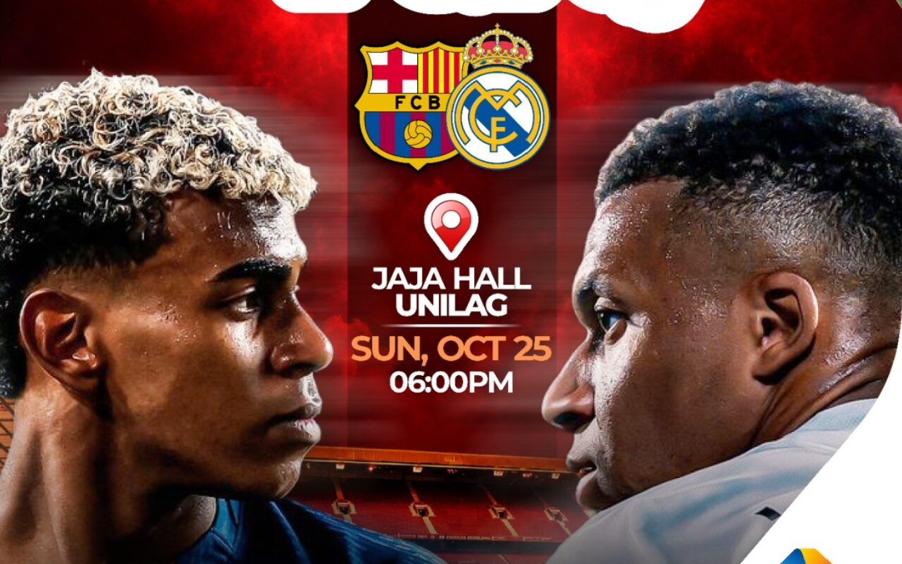 UNILAG to Host Watch Party for Barcelona vs Real Madrid Match