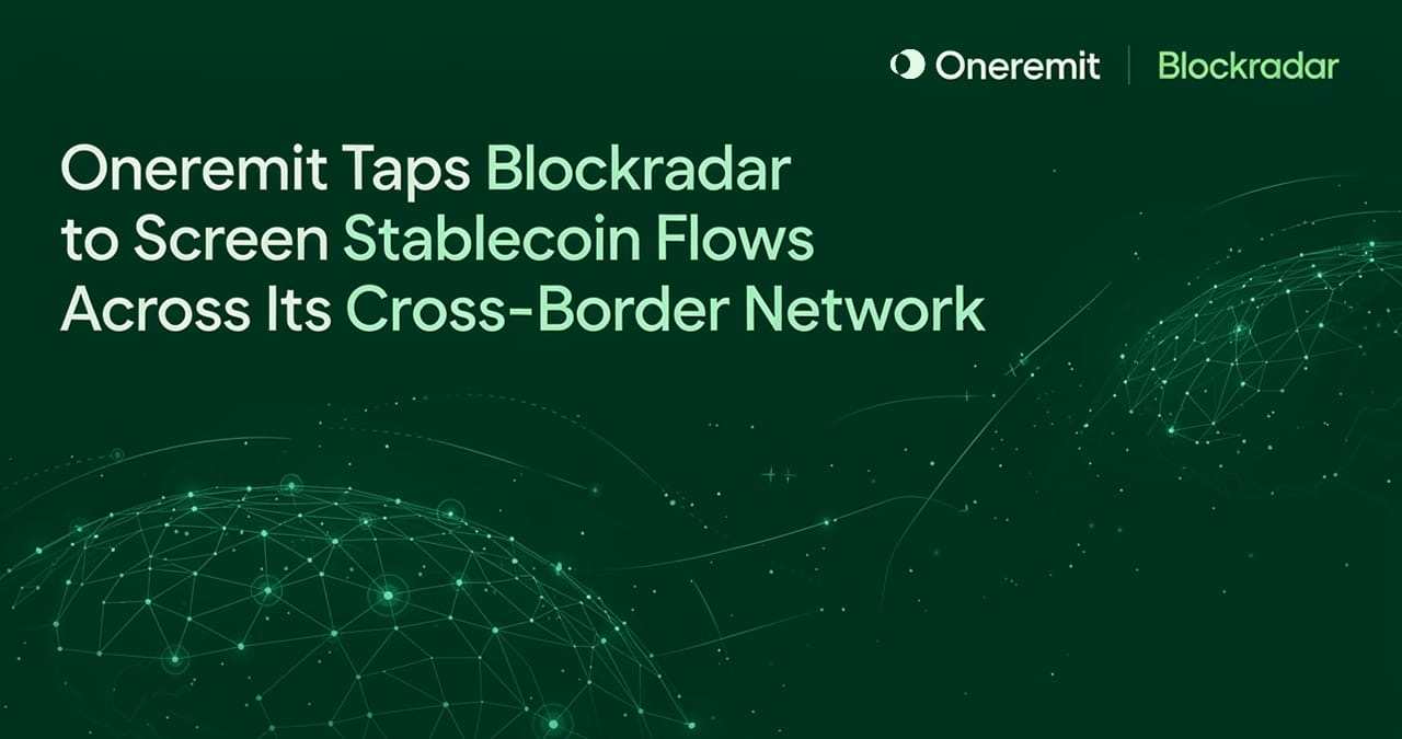 Oneremit partners with Blockradar to boost Stablecoin payments across borders