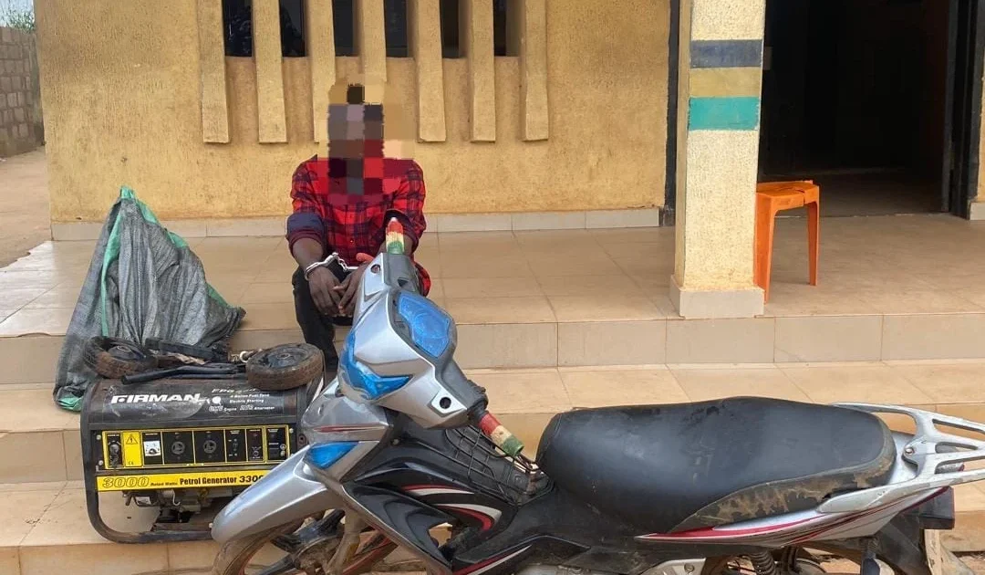 Police Catch Suspect in Ogun for Stealing Motorcycle and Generator