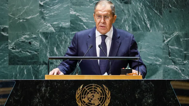Russia denies funding Nigerian youths waving flags during protests