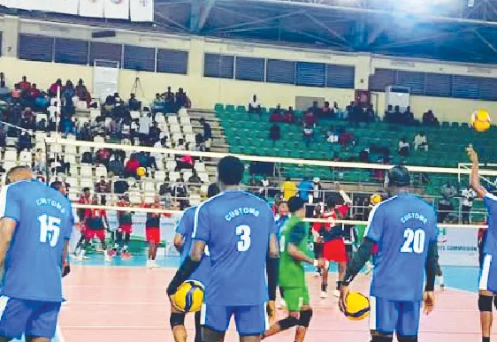 Customs aim for volleyball title after seven years