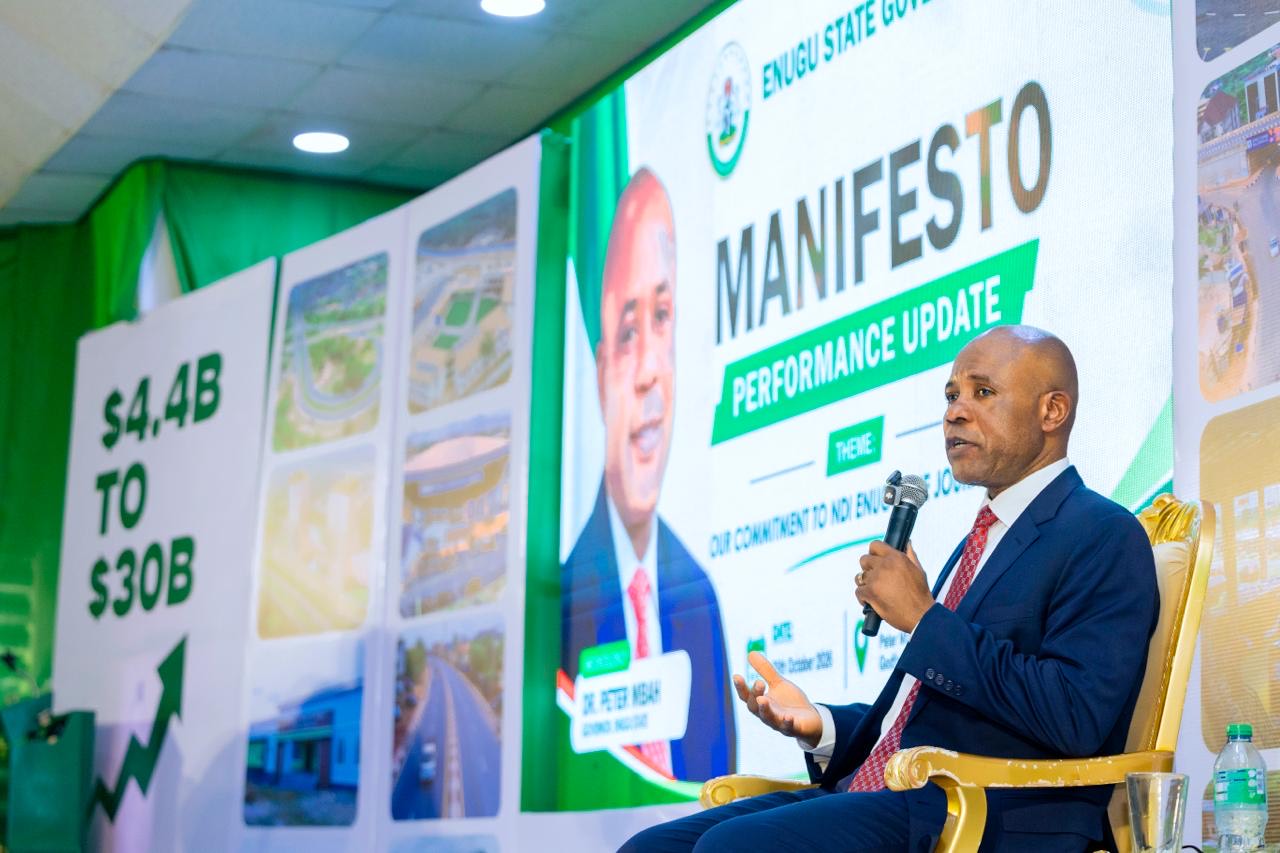 Mbah shares progress report, says Enugu is on the rise