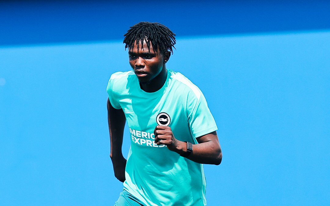 Zadok Yohanna is back in training as Brighton prepares for Manchester City
